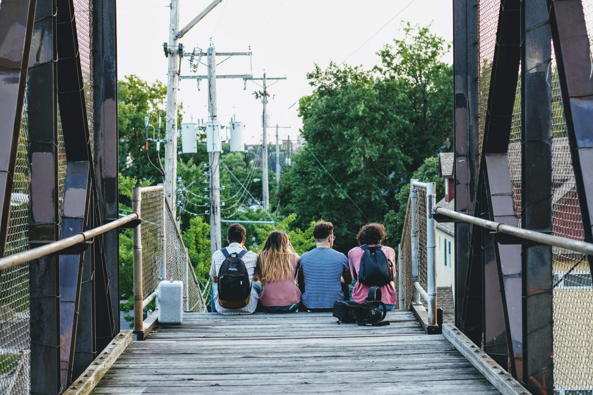 Young people engaging with social media and political content